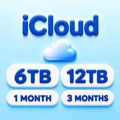 Apple iCloud+ 6 ТБ / 12 ТБ | 1-3 месяца | Ваш Apple ID | Без входа - irongamers.ru