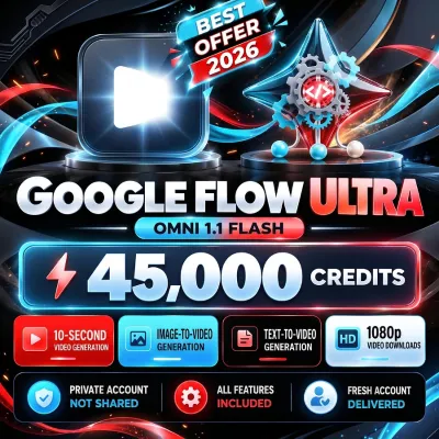 Google Flow Ultra Omni Flash Model | 45 000 Кредитов 1 мес Private | Veo3 AI Gemini - irongamers.ru