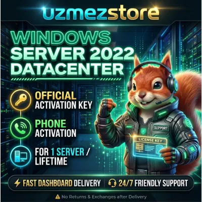 WINDOWS SERVER 2022 DATACENTER Официальный ключ | Активация по телефону | 1 сервер, п - irongamers.ru