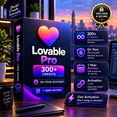 Lovable Pro Lite — 1 год + 300 бонусных кредитов | Мгновенная активация по ссылке - irongamers.ru