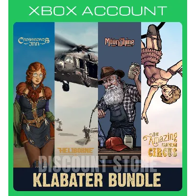 Klabater Bundle: The Amazing American Circus, Moonshine Inc., Heliborne and Crossroad - irongamers.ru
