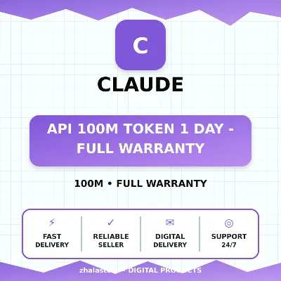 API 100M Token Claude 1 Day - full warranty - irongamers.ru