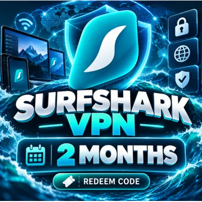 Surfshark VPN — код подписки на 2 месяца | Мгновенная доставка - irongamers.ru