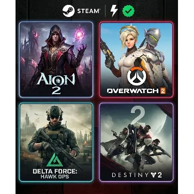 【 STEAM 】НОВЫЙ АККАУНТ: Delta FORCE +AION 2 + Overwatch + Destiny 2+ РЕГИОН: СШ