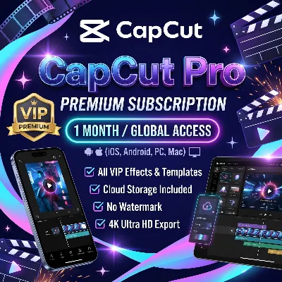 CapCut Pro Premium Подписка на 1 месяц Global - irongamers.ru