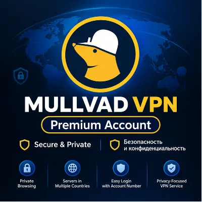 Mullvad VPN Премиум-аккаунт | Безопасность и конфиденциальность - irongamers.ru
