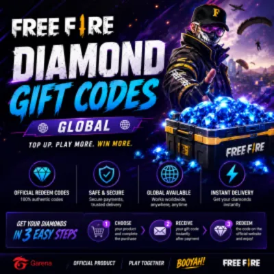 Garena Free Fire 110 - 2420 Diamonds GLOBAL CODE - irongamers.ru