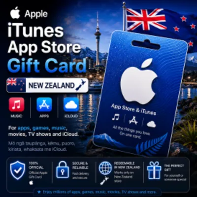 nz Apple / iTunes / AppStore Gift Card НОВАЯ ЗЕЛАНДИЯ 5 - 175 NZD - irongamers.ru