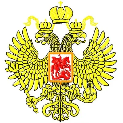 Машинная вышивка герб России - irongamers.ru