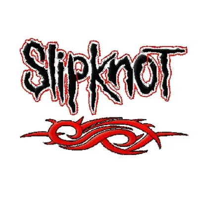 Машинная вышивка логотип группы SlipKnot - irongamers.ru