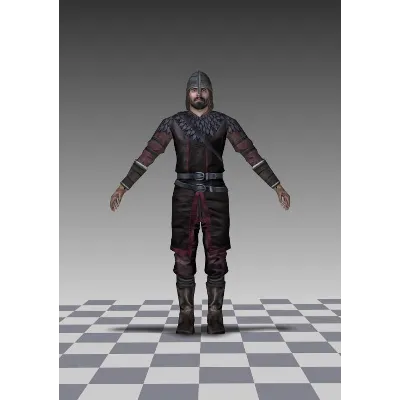 3д средневиковый воин - irongamers.ru