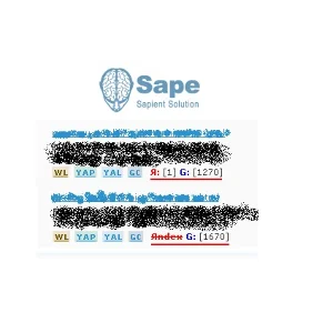 GBL (Глобальный черный список сайтов) для SAPE.RU