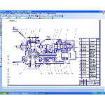 чертеж коробки передач Москвич-2141
