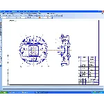 чертеж механизм тормозной задний Москвич-2141