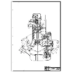Поперечный  разрез двигателя ВАЗ-2108
