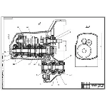 Чертеж коробки передач автомобиля ВАЗ-2110