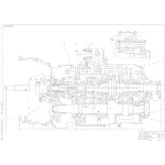 Чертеж коробки передач автомобиля КАМАЗ-55111