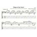 STING - Shape of my heart (ноты, табы, MIDI, текст)