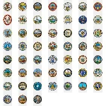 Штаты США  в векторе (1939 г.)