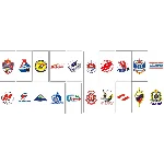 Хоккейные команды России КХЛ (в векторе)