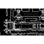 Сборочный чертёж бурового насоса УНБ-600 (А1) с рамкой