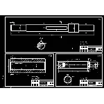 Деталировочный чертёж к УНБ-600 (коренной вал, цилиндро