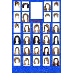 Женские причёски - шаблоны для Photoshop