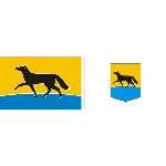 герб и флаг Сургут в векторе