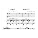 1с24 Скерцо, ПАВЕЛ ЗАХАРОВ, для фортепиано в 4 руки