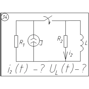 34 Решение задачи переходные процессы схема 34