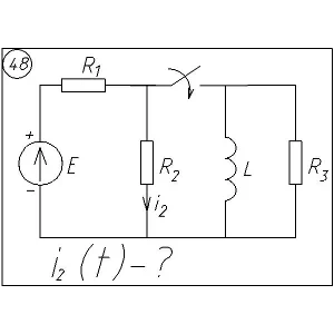 48 Решение задачи переходные процессы схема 48