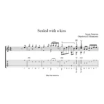 Jasson Donovan - Sealed with a kiss. Ноты и табулатура.
