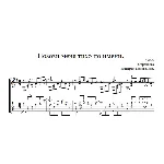 Позови меня тихо по имени. Ноты и  табы для гитары.