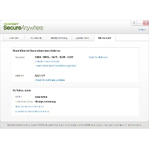 WebRoot SecureAnywhere™ AntiVirus 2013: ключ на 90 дней