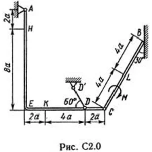 Решение С2 рисунок 0 условие 0 (вариант 00) Тарг 1989