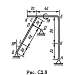 Решение С2 рисунок 8 условие 0 (вариант 80) Тарг 1989