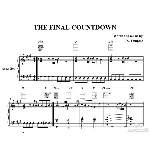 The Final Countdown. Europa. Ноты аккордеон фортепиано