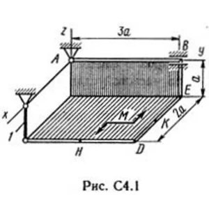 Решение задачи С4 рис 1 усл 6 (вар 16) Тарг С.М. 1989г