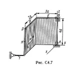 Решение задачи С4 рис 7 усл 5 (вар 75) Тарг С.М. 1989г