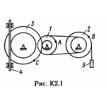 Решение задачи К2 рис 1 усл 1 (вариант 11) Тарг С.М. 89