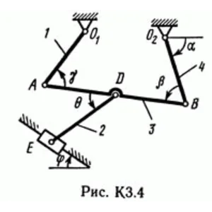 Решение контрольной К3 рис 4 усл 5 (вариант 45) Тарг 89