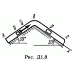 Решение Д1 В89 (рисунок Д1.8 условие 9) термех Тарг 89