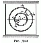 Решение Д3 В33 (рисунок 3 условие 3) термех Тарг 1989