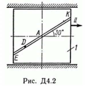 Контрольная работа Д4 В26 (рис 2 усл 6) термех Тарг 89г