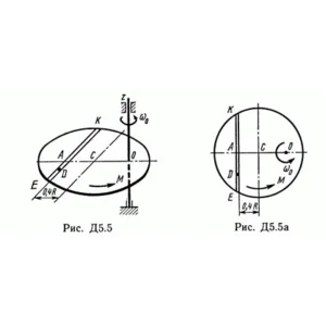 Решение Д5 В54 (рис 5 усл 4) теормех Тарг С.М. 1989 г