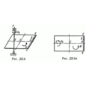 Решение Д5 В69(рис 6 усл 9) теормех Тарг С.М. 1989 г