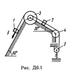 Решение Д6 В13 (рис 1 усл 3) термех Тарг С.М. 1989