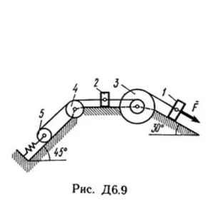 Решение Д6 В99 (рис 9 усл 9) термех Тарг С.М. 1989 г.