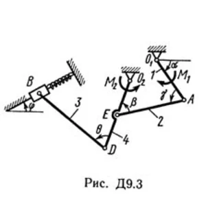 Решебник Тарг С.М. задача Д9 В36 (рис 3 усл 6) 1989 год