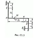 Задача С1 Вариант 34 (рис. 3 усл. 4) термех Тарг 1988 г